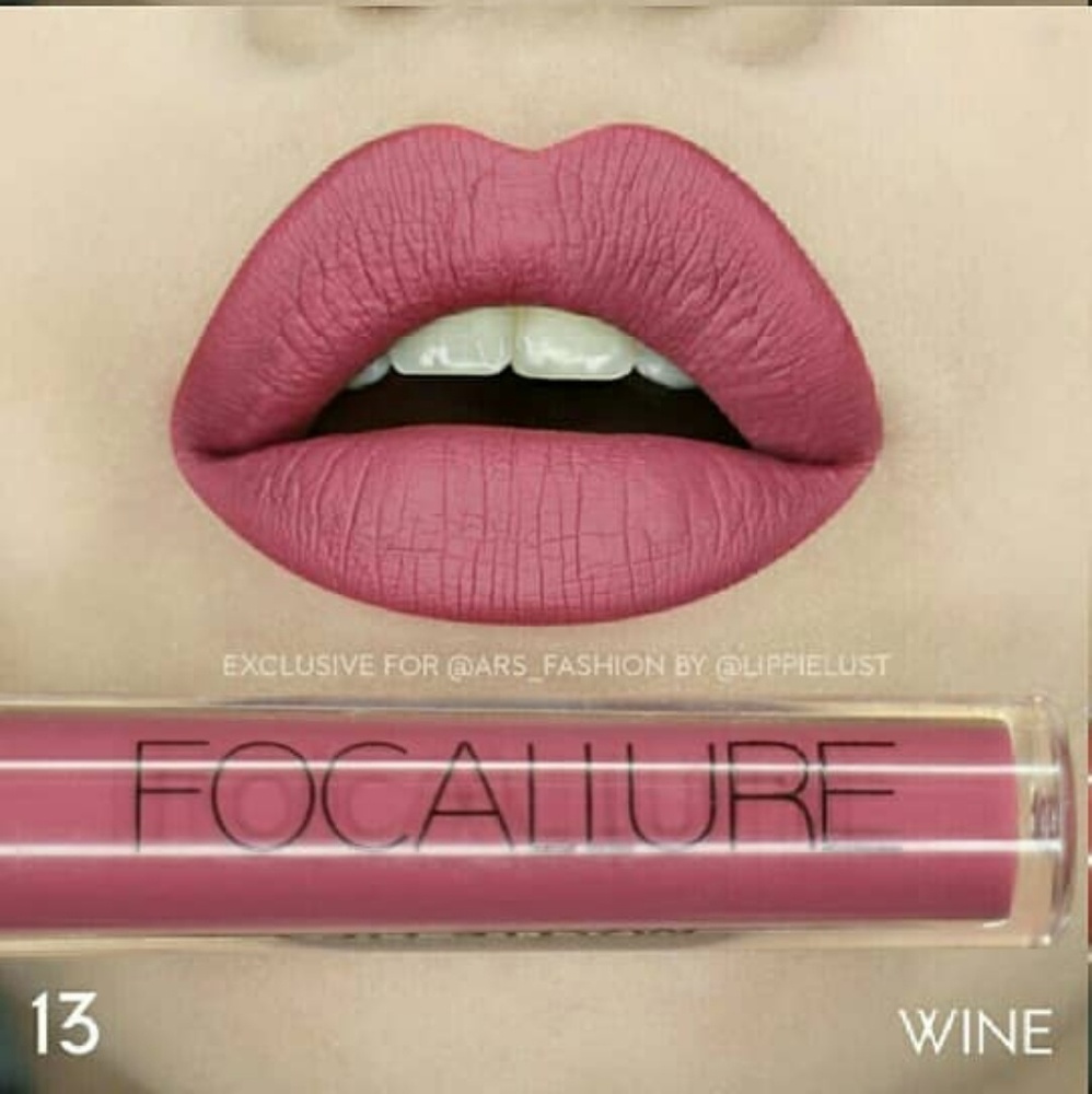 👄5@40 Focallure™ #13 Waterproof Matte Liquid Lip